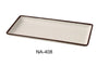 Yanco Nature Art 10 7/8" Rectangular Melamine Plate ( Pack Of 36 )