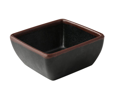 Yanco Nature Art 5 oz Square Melamine Sauce Dish ( Pack Of 48 )