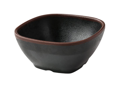 Yanco Nature Art 10 oz Square Melamine Miso Soup Bowl ( Pack Of 48 )