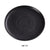 Yanco NB-107 Round Plate With Upright Rim Ceramic Noble Black Dinner Plate Pack of 36 (3Dz)