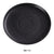 Yanco NB-112 Noble Black Plate Round, Black (1Dz)