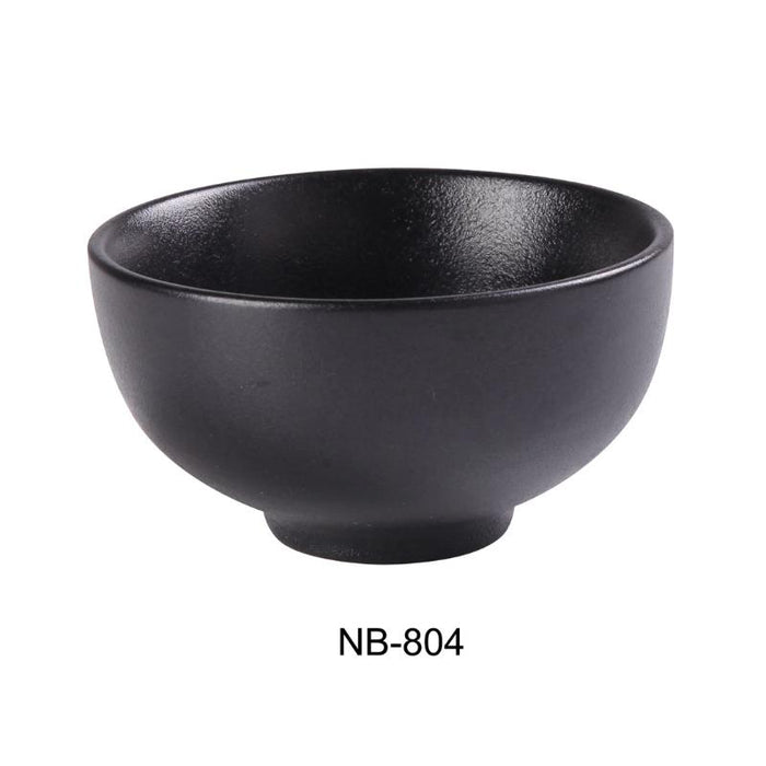 Yanco NB-804 SOUP BOWL 9 OZ Ceramic Noble Black Soup Bowl (3Dz)