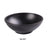Yanco NB-807 SALAD BOWL 24 OZ Ceramic Noble Black Salad Bowl (2Dz)