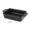 Yanco NB-910 SQUARE BAKE PLATE WITH HANDLE 25 OZ, Pack of 6