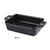 Yanco NB-912 SQUARE BAKE PLATE WITH HANDLE 70 OZ Ceramic Noble Black Dinner Plate, 6 pcs