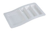 Yanco Compartment Collection 14 3/4" Stackable Melamine Taco Plate ( Pack Of 12 )