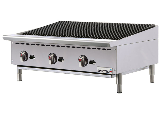 NGCB-SERIES, Spectrum™ Countertop Gas Charbroiler, Natural / LP by Winco - Available in Different Models