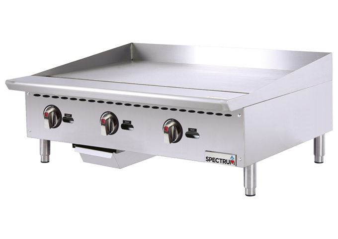 NGGD-SERIES, Spectrum™ Countertop Gas Griddle, Natural / LP by Winco - Available in Different Models