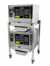 Accu Temp N31201D060 DBL Steamer 3-Pan, Double stacked, Stand-mounted, Connectionless, Natural Gas