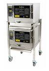 Accu Temp N31201E060 DBL Steamer 3-Pan, Double stacked, Stand-mounted, Connected, Natural Gas