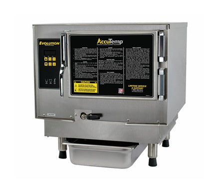 Accu Temp P31201D060 Convection Steamer Countertop, 3-Pan, Natural Gas, Boiler-free