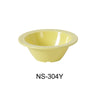 Yanco NS-304Y Nessico Fruit Bowl, 5 OZ, Melamine, Yellow Color Pack of 48 (4 Dz)