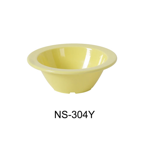 Yanco NS-304Y Nessico Fruit Bowl, 5 OZ, Melamine, Yellow Color Pack of 48 (4 Dz)