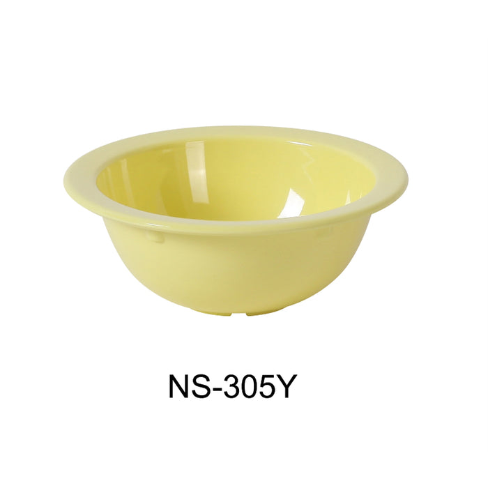 Yanco NS-305Y Nessico Grapefruit Bowl, 10 OZ, Melamine, Yellow Color Pack of 48 (4 Dz)