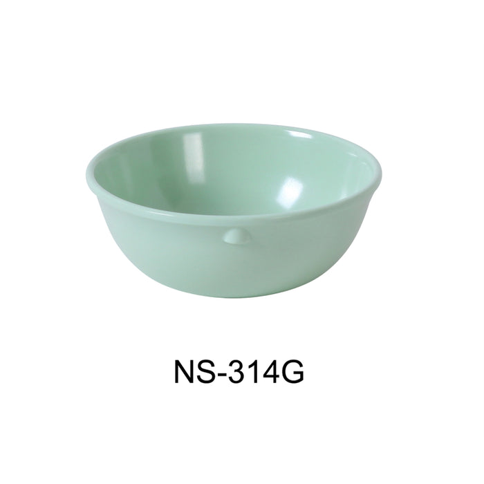 Yanco NS-314G Nessico Nappie, 11 OZ, Melamine, Green Color Pack of 48 (4 Dz)