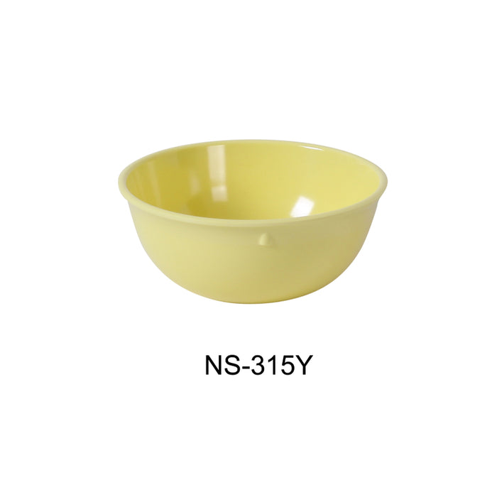 Yanco NS-315Y Nessico Nappie, 15 OZ, Melamine, Yellow Color Pack of 48 (4 Dz)