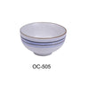 Yanco OC-505 Ocean RICE BOWL 8 OZ, Porcelain, (3Dz)