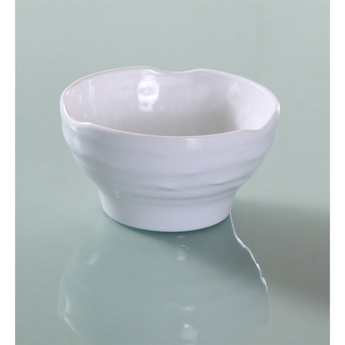 Yanco OK-3706 Osaka-2 Soup Bowl, 14 OZ 5" Dia, 2.5" H, Melamine, White Color Pack of 60 (5 DZ)