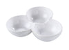 Yanco Osaka 3-Section Melamine Divided Bowl – 2 oz Each Compartment ( Pack Of 48 )