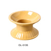 Yanco OL-513-S Olive 8.5" Display Stand with Rubber Feet, 2.75" Height, Melamine, Pack of 4