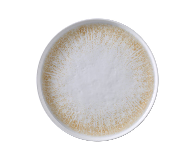 Yanco Optimum OP-110 10" Round Melamine Plate with Upright Rim ( Pack Of 24 )