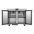 Atosa AUR36SD undercounter refrigerator with epoxy-coated shelf and bright LED lighting.