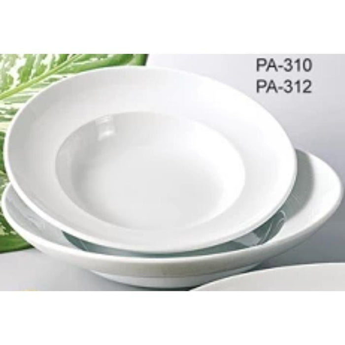 Yanco PA-310 Pasta Bowl, 10.5″ Diameter, Porcelain, Super White (1Dz)