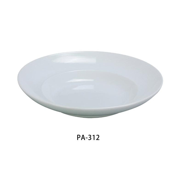 Yanco PA-312 Pasta Bowl, 12″ Diameter, Porcelain, Super White (1Dz)