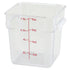 Winco Square Storage Container, Clear Polycarbonate