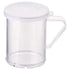 Winco 10 oz Dredge with 3 Clear Snap-on Lids
