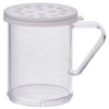 Winco 10 oz Dredge with 3 Clear Snap-on Lids