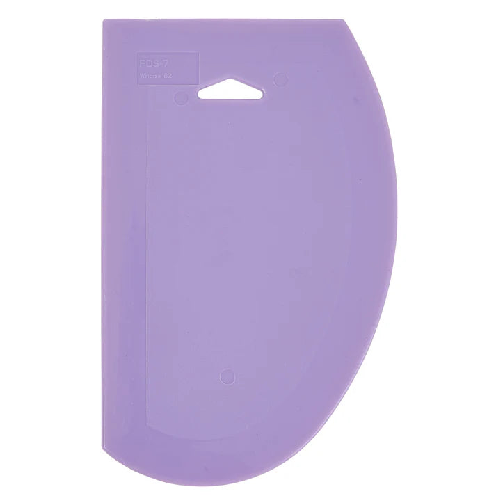 Winco PDS-7P - Allergen-Free Plastic Dough Scrapers, 7-1/2" x 4-3/4", 6pcs/pk