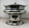 Stainless Steel Hammered New design Chafing Dish - Chafer with brass handle - 8 ltrs