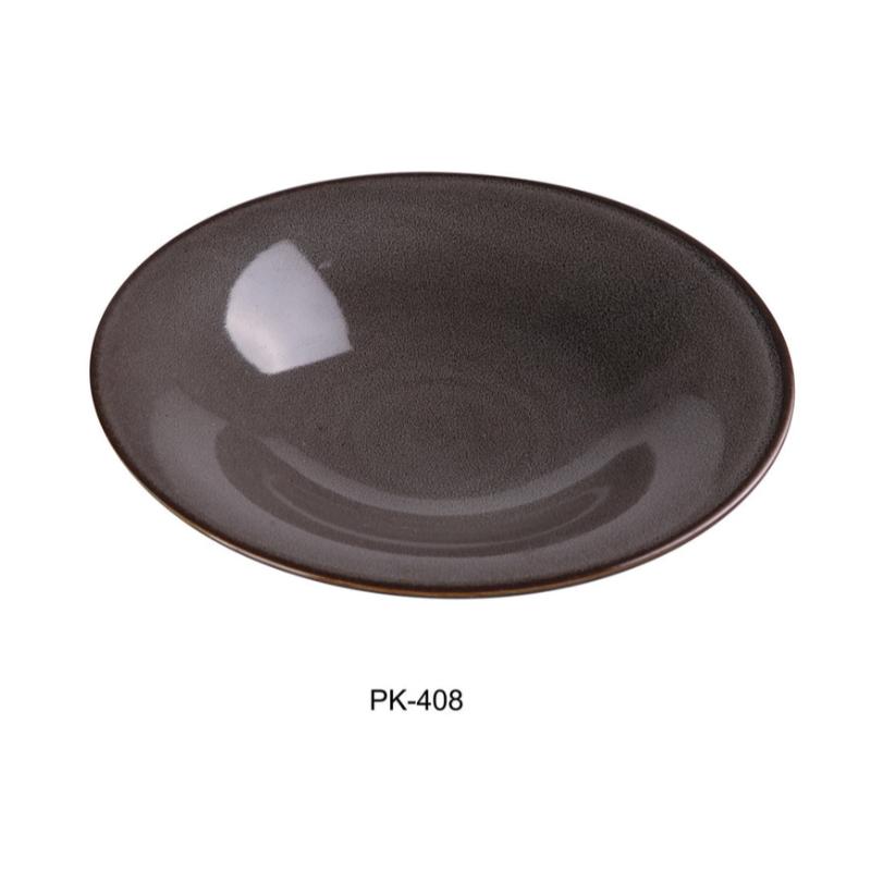 Yanco PK-408 Peacock Soup/Salad Bowl, 20 Oz, China, (2Dz)