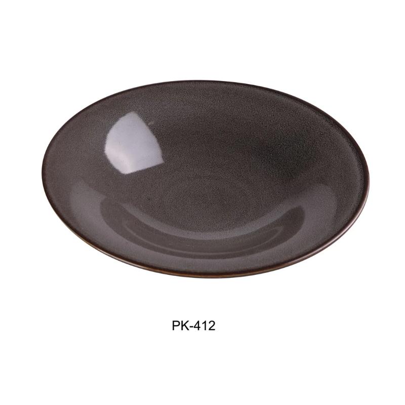 Yanco PK-412 Pasta Bowl 25 OZ Ceramic Peacock Pasta Bowl Pack of 12 (1Dz)
