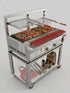 Angaar PKG-24 24" Automatic Pivoting Kebab Grill, Commercial Gas BBQ Grill