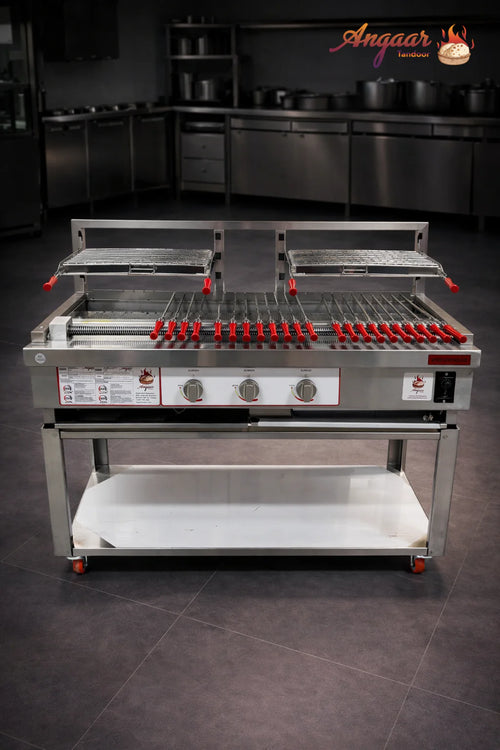 Angaar PKG-48 48" Automatic Pivoting Kebab Grill, Commercial Gas BBQ Grill