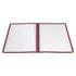 PMCD Series Book-Fold Double Panel Menu Cover by Winco