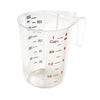 Winco Polycarbonate Measuring Cup with Color Graduations