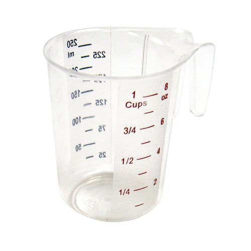 Winco Polycarbonate Measuring Cup with Color Graduations