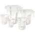 Winco Polycarbonate Measuring Cup with Color Graduations