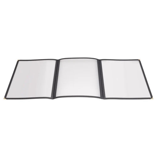 PMCT Series Tri-Fold Triple Panel Menu Cover, 9-1/2" x 12-1/8" by Winco