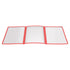 PMCT Series Tri-Fold Triple Panel Menu Cover, 9-1/2" x 12-1/8" by Winco