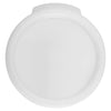 Winco Cover for Round Storage Container, White, Polypropylene