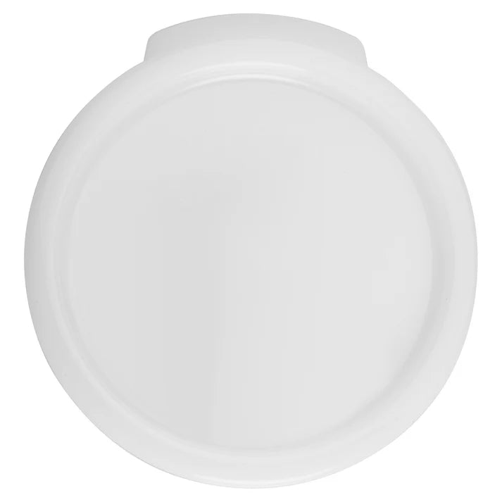 Winco Cover for Round Storage Container, White, Polypropylene