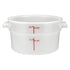Winco Round Storage Container, White, Polypropylene
