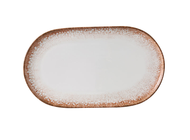Yanco Porto Chinaware Coupe Oval Plate ( Pack Of 12 )