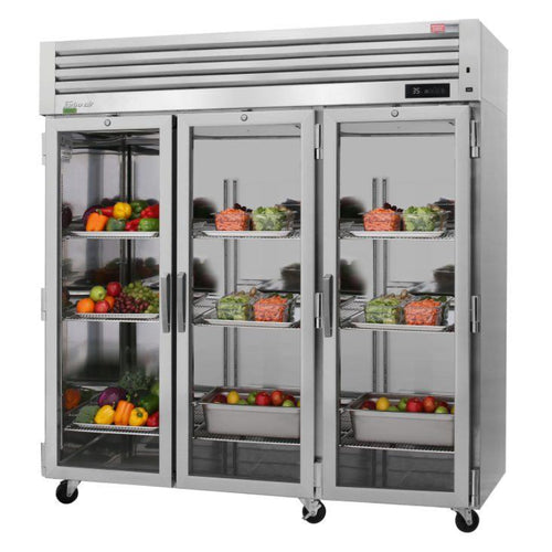 Turbo Air PRO-77R-G-N PRO Series Top Mount Reach-in Refrigerator With Glass Door 75.69 cu. ft.