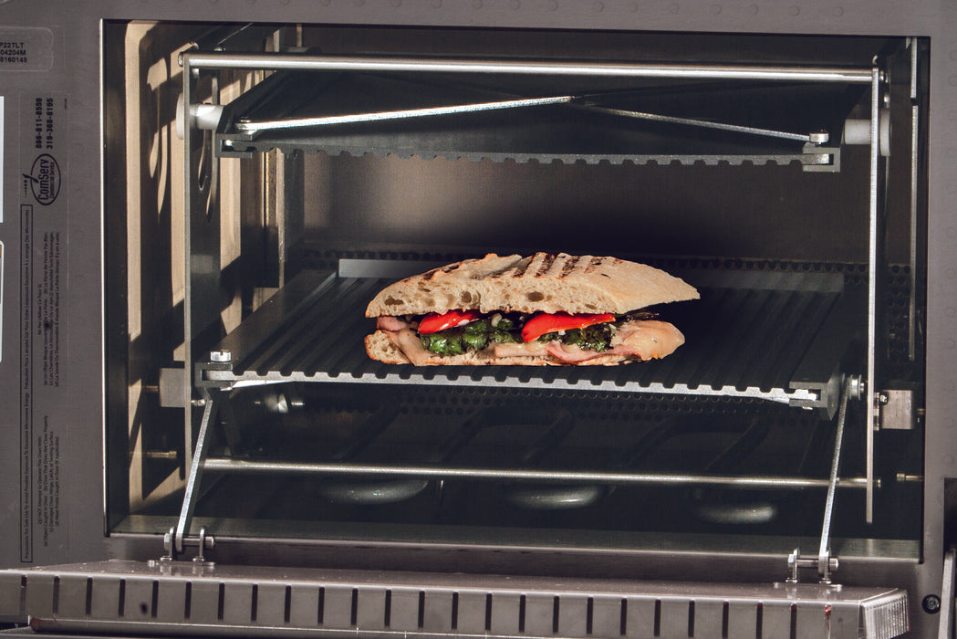 Amana PRS10, Panini Press Mechanism, Non-Stick Cooking Surface