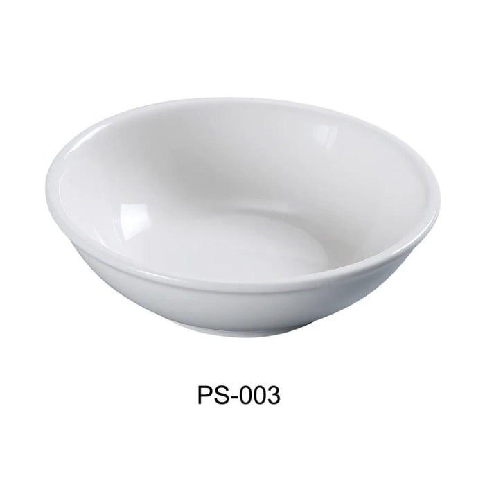 Yanco PS-003 Piscataway-2 3 1/2" Small Dish, 2 Oz, China, Round, White (6Dz)